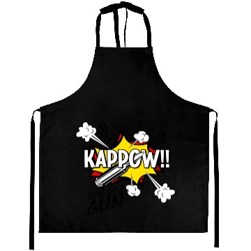 Discover Kappow Bullets Gun Explosion Big bang Aesthetic Aprons