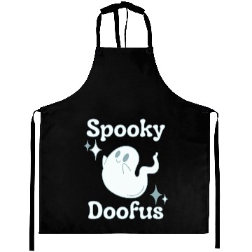 Discover Spooky Doofus (Green) Aprons