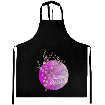 Discover Japan Sakura Blossom Colorful Aprons