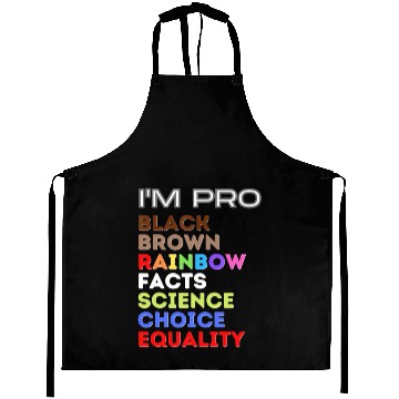 Discover black brown rainbow facts science choice equality Aprons