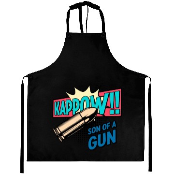 Discover Kappow Bullets Gun Explosion Big bang Aesthetic Aprons