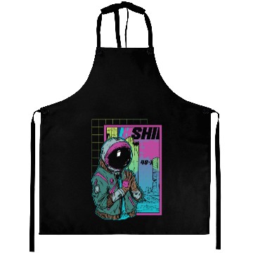 Discover Chaos Astronaut Punk Spaceman Aprons