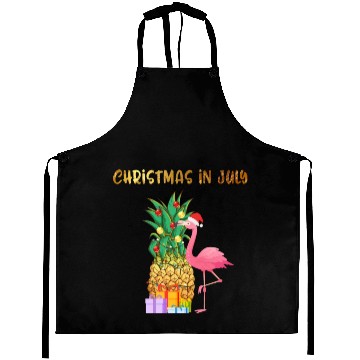 Discover Christmas In July Pineapple Xmas Tree Lights Aprons
