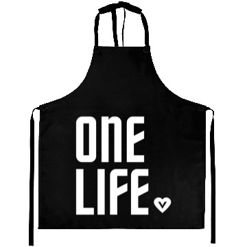 Discover ONE LIFE vegan heart Aprons
