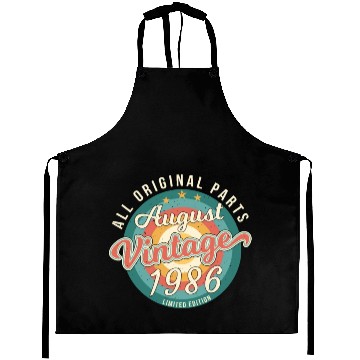 Discover Born In August 1986 Aprons