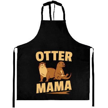 Discover Otter Mama Sea Otters Aprons