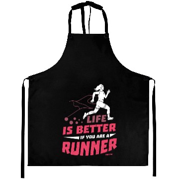 Discover Run jogging sport race training gift Aprons