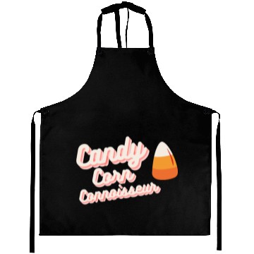 Discover Candy Corn Connoisseur Aprons