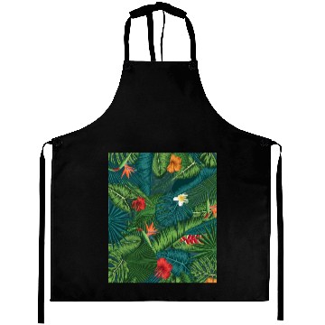 Discover Tropical Leaves Aprons