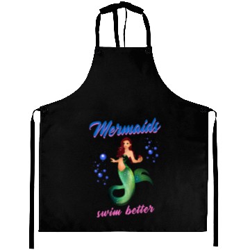 Discover Mermaid Swimming Mermaids Swim Better Aprons