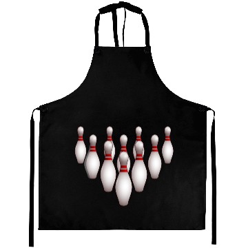 Discover Bowling Pins Dynamic Pattern Aprons