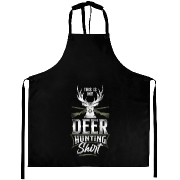 Discover Buck Deer Hunting Hunter Vintage Aprons