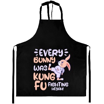 Discover Every Bunny Was Kung Fu Fighting Aprons