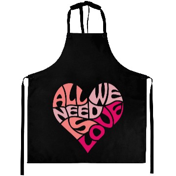 Discover All we need is love Aprons