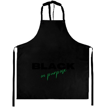 Discover Black on Purpose Aprons
