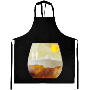 Discover Beach Coffee Aprons