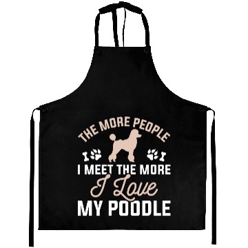 Discover I Love My Poodle Aprons