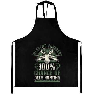 Discover Buck Deer Hunting Hunter Vintage Aprons