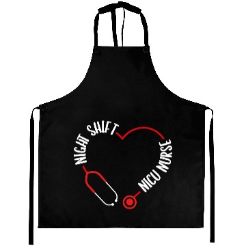 Discover Night Shift Nicu Nurse Stethoscope Nursing Aprons