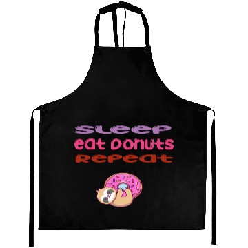 Discover sleep,eat donut,repeat sloth life style Aprons