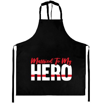 Discover Firefighter Fireman Thin Red Line Aprons