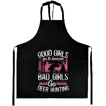 Discover Buck Deer Hunting Hunter Girl Aprons