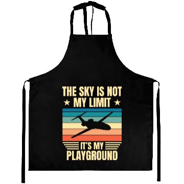 Discover The Sky Is Not My Limit - Aviation Pilot Aprons