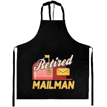 Discover Retired Mailman Postal Worker Courier Postman Aprons