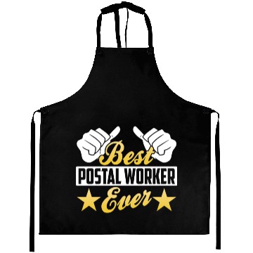 Discover Best Postal Worker Ever Courier Mailman Postman Aprons