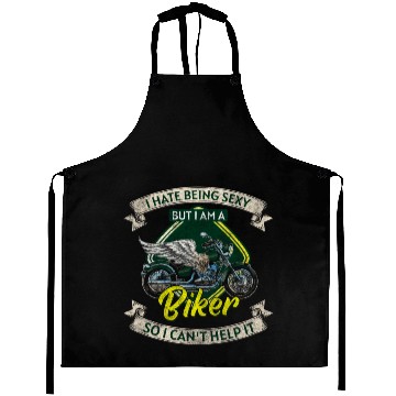 Discover Biker Chopper Racing Two-Wheeler Aprons