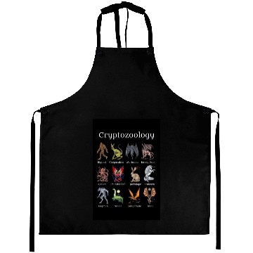 Discover Cryptozoology Cryptid Creatures Aprons