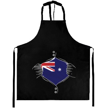 Discover australia flag proud Aprons