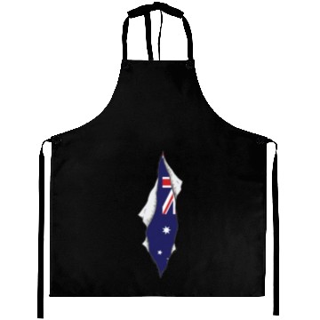Discover australian flag proud australia Aprons
