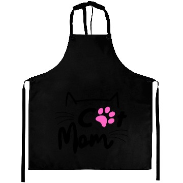 Discover Best Cat Mom Ever with Paw for Mother Aprons