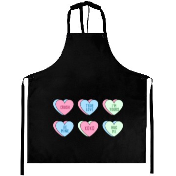 Discover Valentine's Day Hearts Candy Aprons