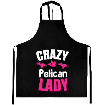 Discover Pelican Lady Birdwatching Pelican Lover Aprons