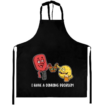 Discover Dinking Problem Funny Pickleball Gift Aprons