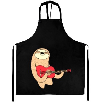 Discover SLOTH WITH GUITAR Aprons