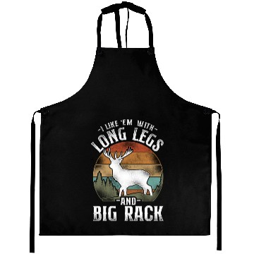 Discover Buck Deer Hunting Hunter Vintage Aprons