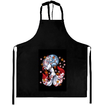 Discover Kitsune Japanese Fox Aprons