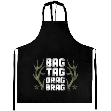 Discover Buck Deer Hunting Hunter Vintage Aprons