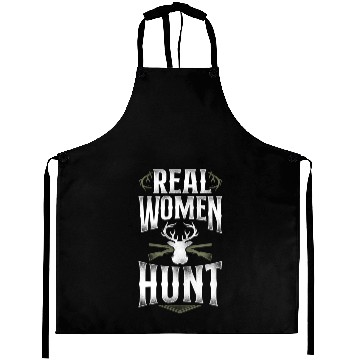 Discover Buck Deer Hunting Hunter Girl Aprons