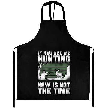 Discover Buck Deer Hunting Hunter Vintage Aprons