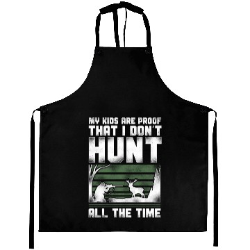 Discover Buck Deer Hunting Hunter Vintage Aprons