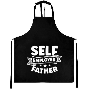 Discover Self Employed Father Freelancer Work Boss Job Aprons