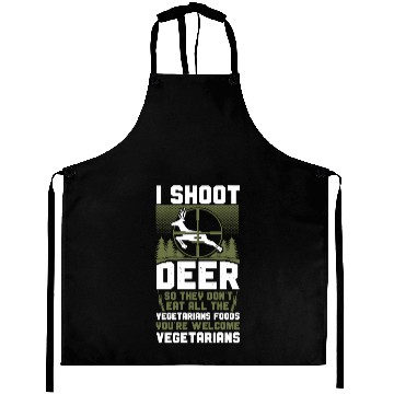 Discover Buck Deer Hunting Hunter Aprons