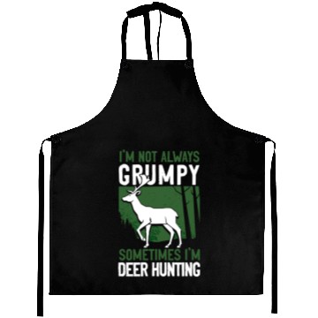 Discover Buck Deer Hunting Hunter Dad Aprons