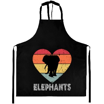 Discover I Love Elephants Aprons