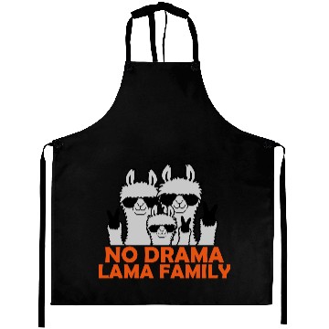 Discover No Drama Llama Family Aprons