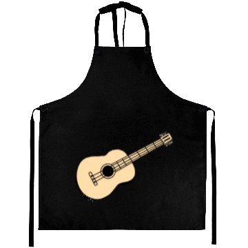 Discover Everyday clothes printed with guitar Aprons